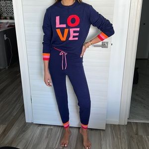 Love knit sweatsuit